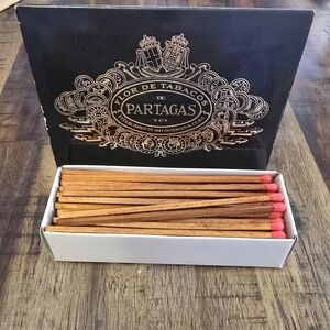 Vintage Partagas Cigar Matchbox Japan – Advertising Collectible w/ Matches